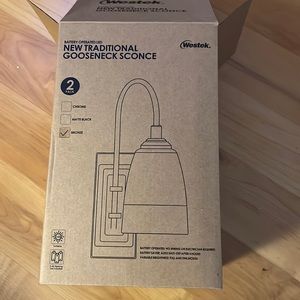 Battery operated sconces. Purchased from Amazon, never used.